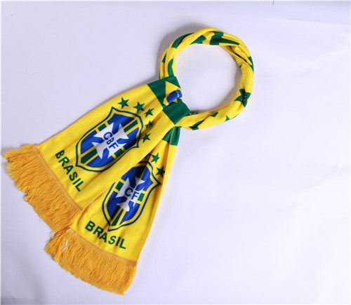 Brazil Scarf - Pro Soccer Jersey