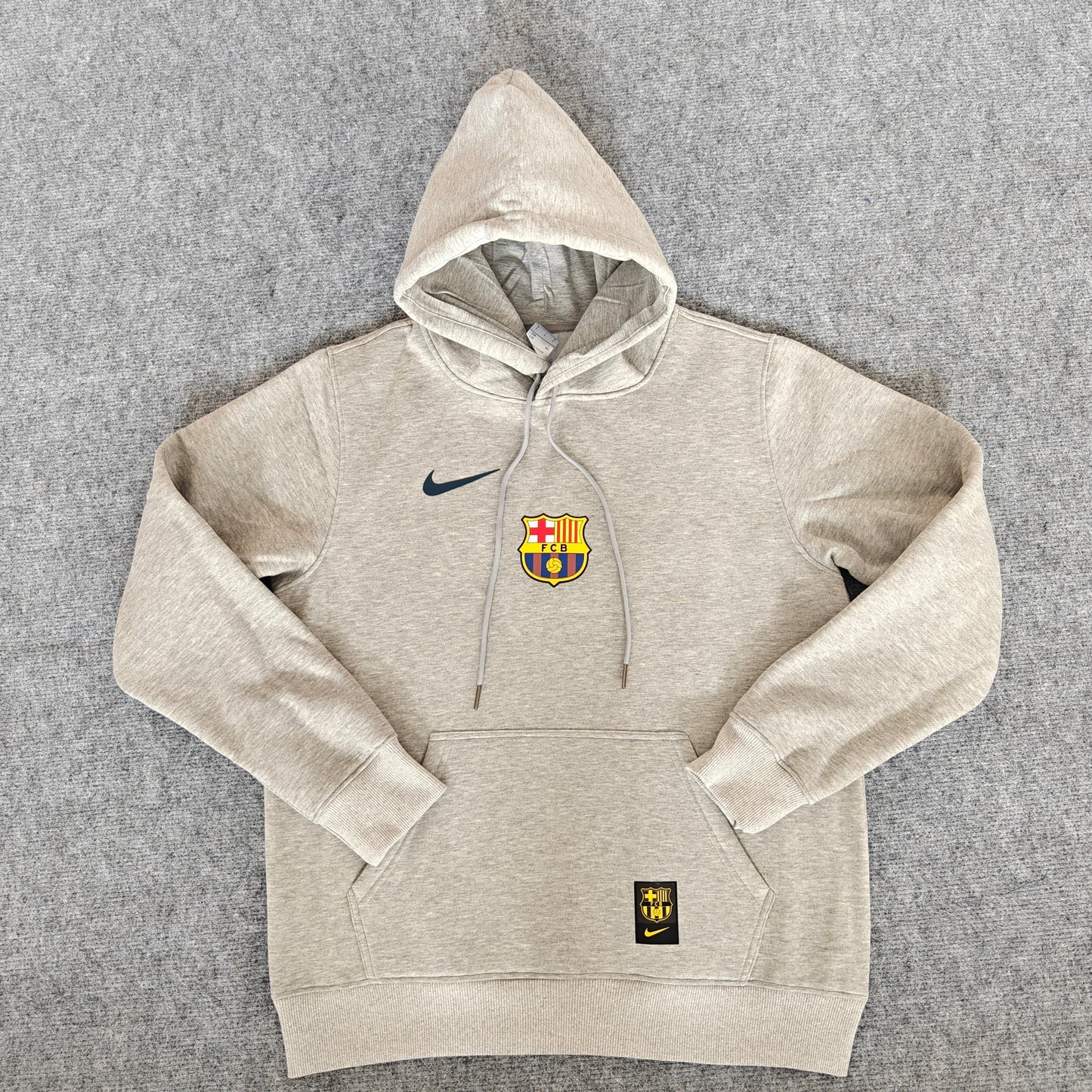 Barcelona Sweatshirt 24/25 Hoodie Centre-Logo - Pro Soccer Jersey