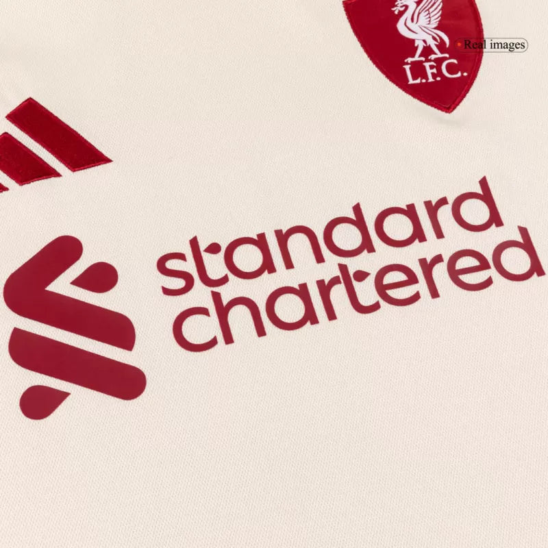 2025/2026 Long Sleeve Liverpool Away Football Shirt