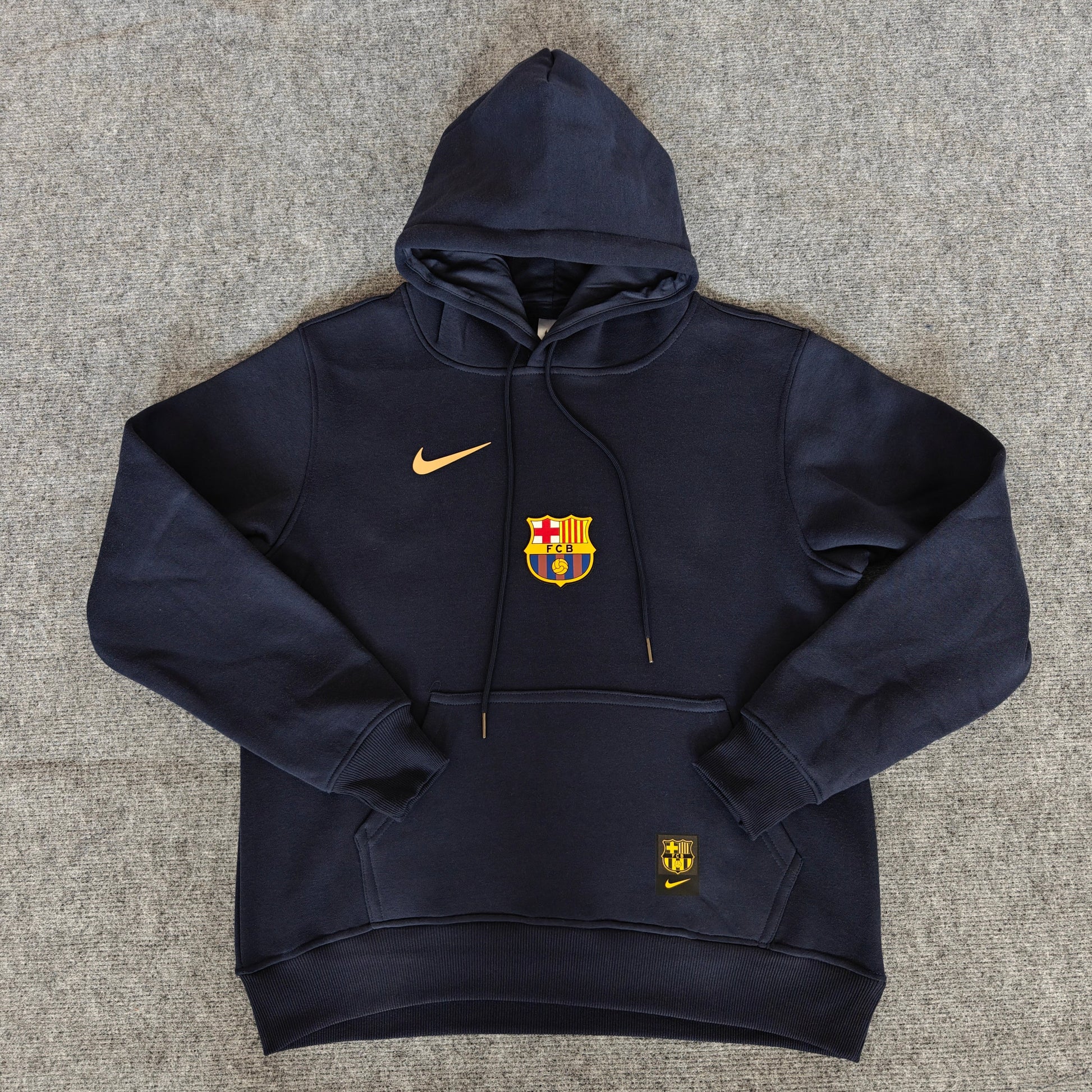 Barcelona Sweatshirt 24/25 Hoodie Centre-Logo - Pro Soccer Jersey