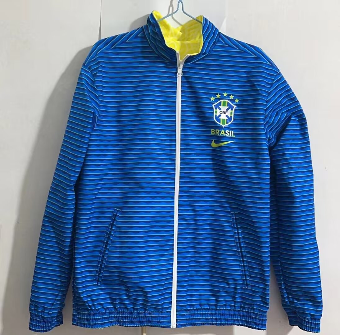 Brazil 24/25 Windbreaker Jacket - Pro Soccer Jersey