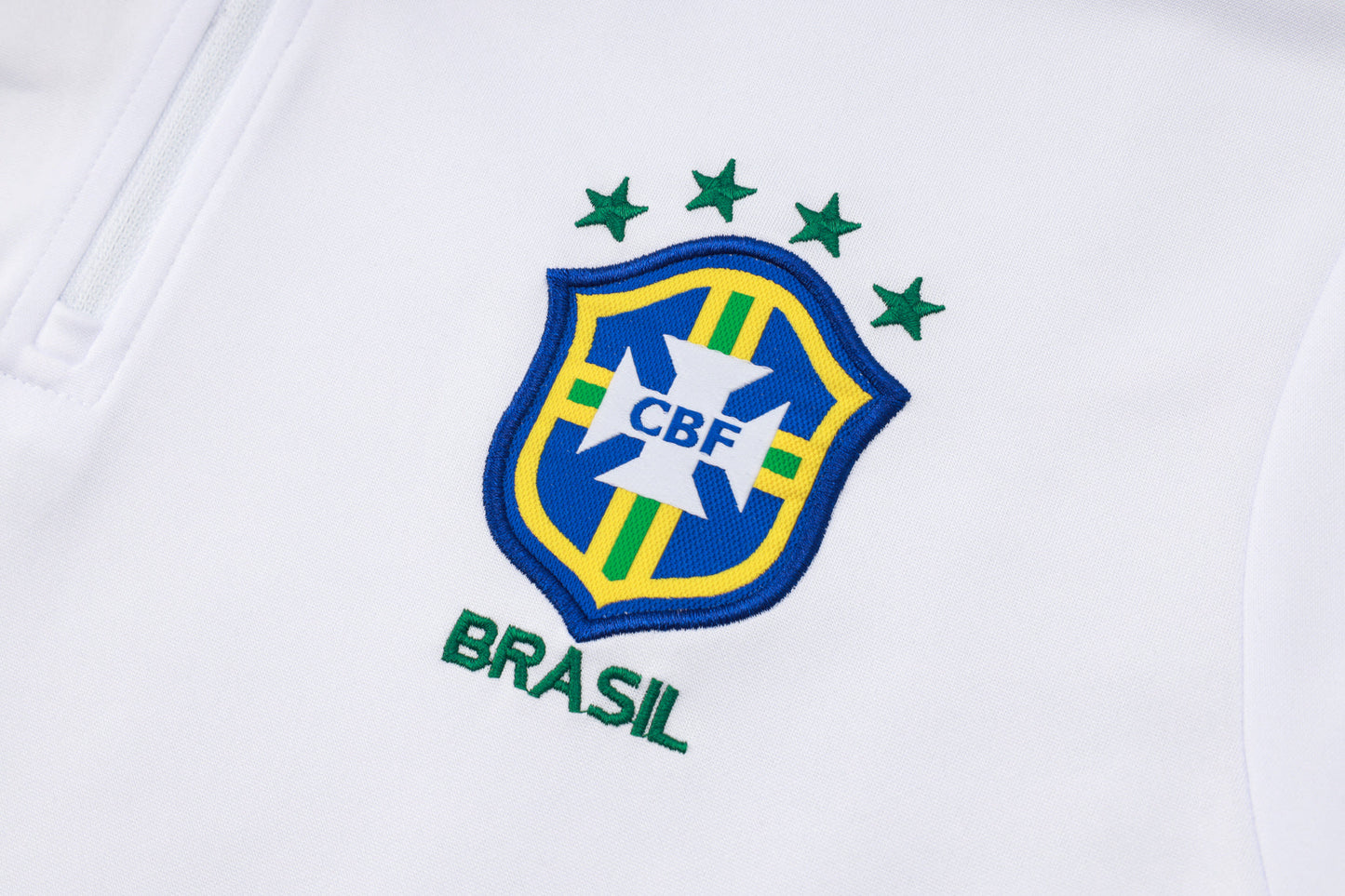 Brazil White/Blue Tracksuit 24/25 - Pro Soccer Jersey
