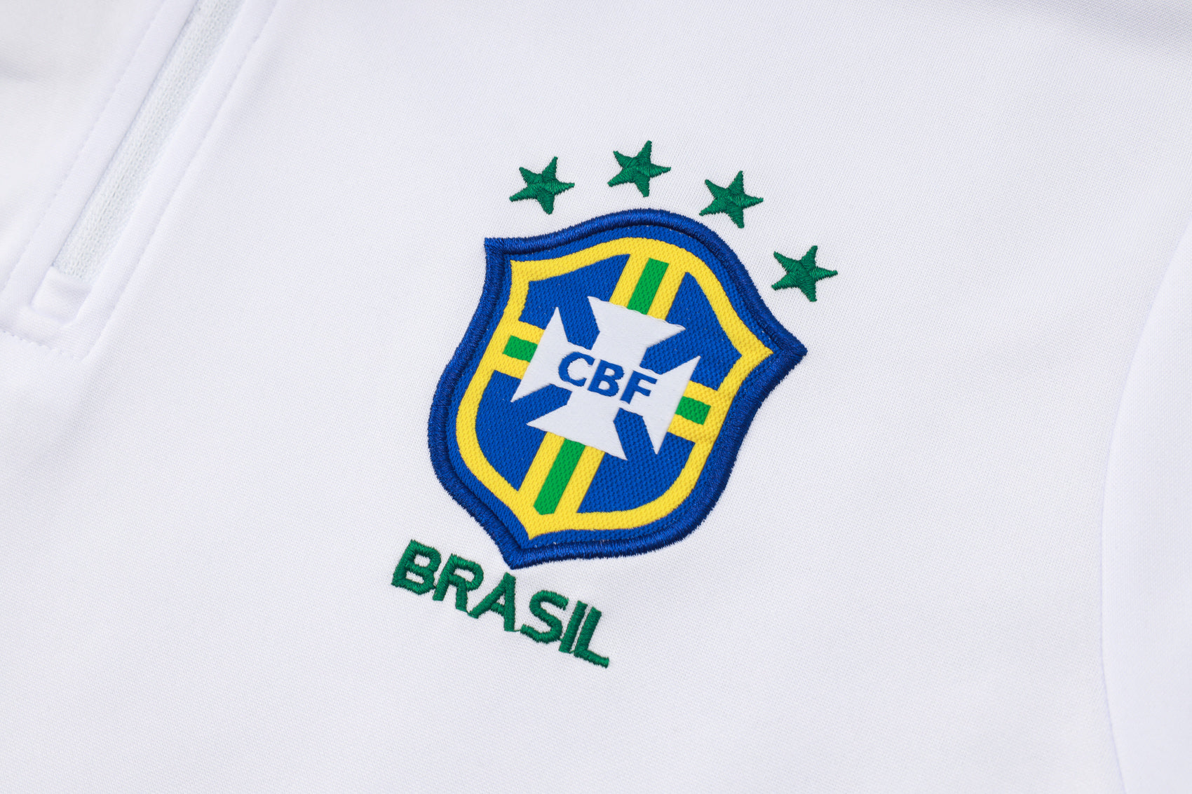 Brazil White/Blue Tracksuit 24/25 - Pro Soccer Jersey