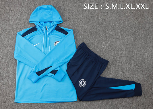 Chelsea Tracksuit 24/25 Hoodie Version - Pro Soccer Jersey