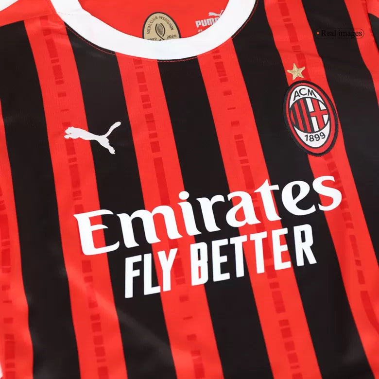 Kids AC Milan Home 24/25 Fan Version