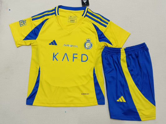 Kids Al Nassr Home 24/25 Fan Version - Pro Soccer Jersey
