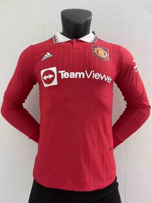 Manchester United Away 22/23 Player Version LS - Pro Soccer Jersey