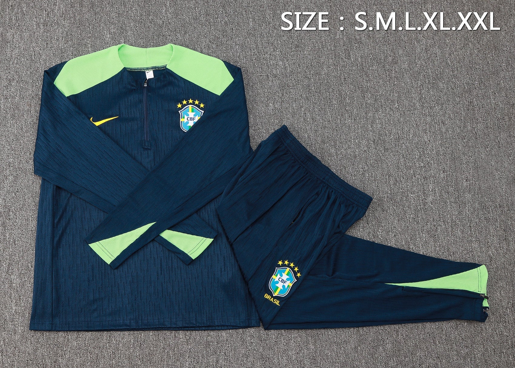 Brazil Away Tracksuit 24/25 - Pro Soccer Jersey