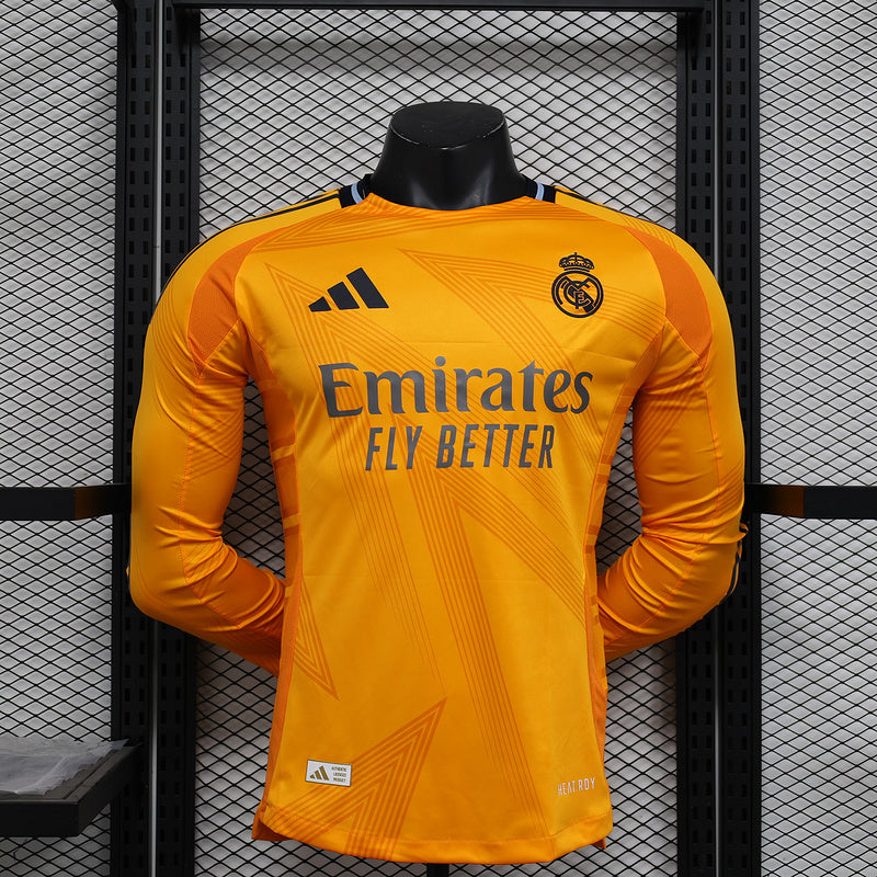 Real Madrid Away 24/25 Player Version LS - Pro Soccer Jersey