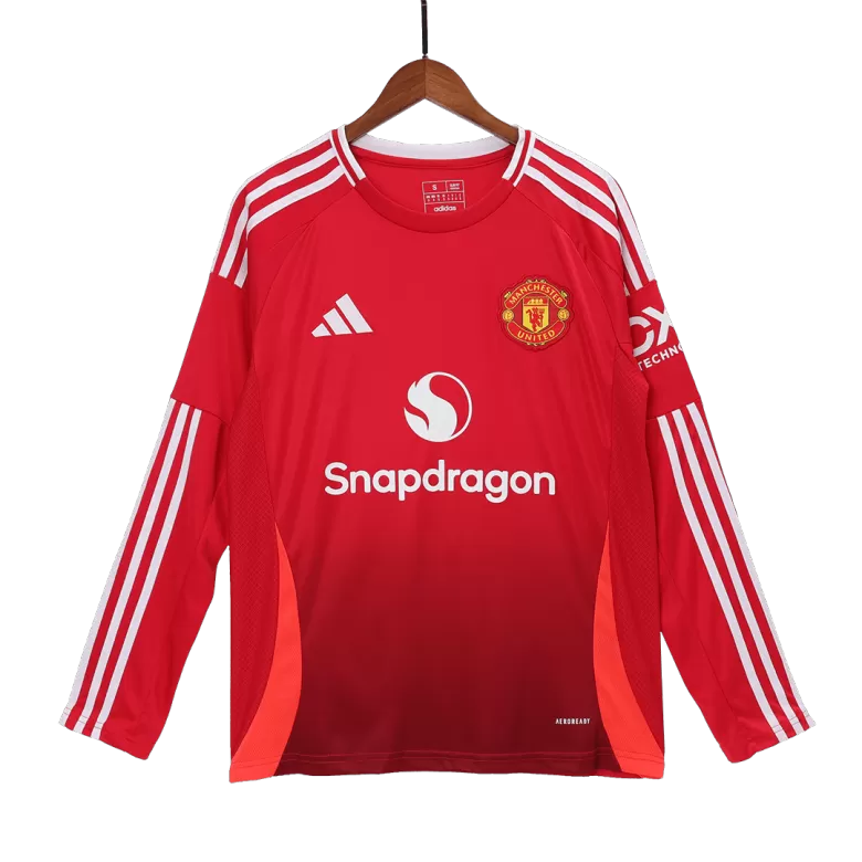 Manchester United Home 24/25 Fan Version Long Sleeve