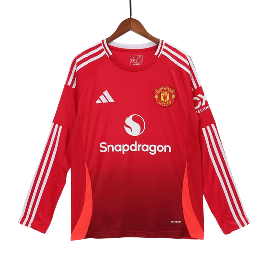 Manchester United Home 24/25 Fan Version Long Sleeve
