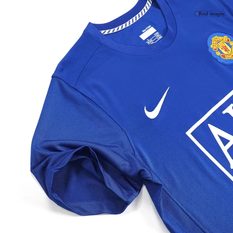 Cr7 2008/2009 Man United Retro away shirt short Sleeves : Thaï Quality