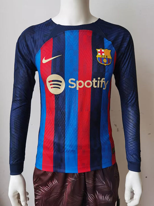 Barcelona Home 22/23 Player Version LS - Pro Soccer Jersey