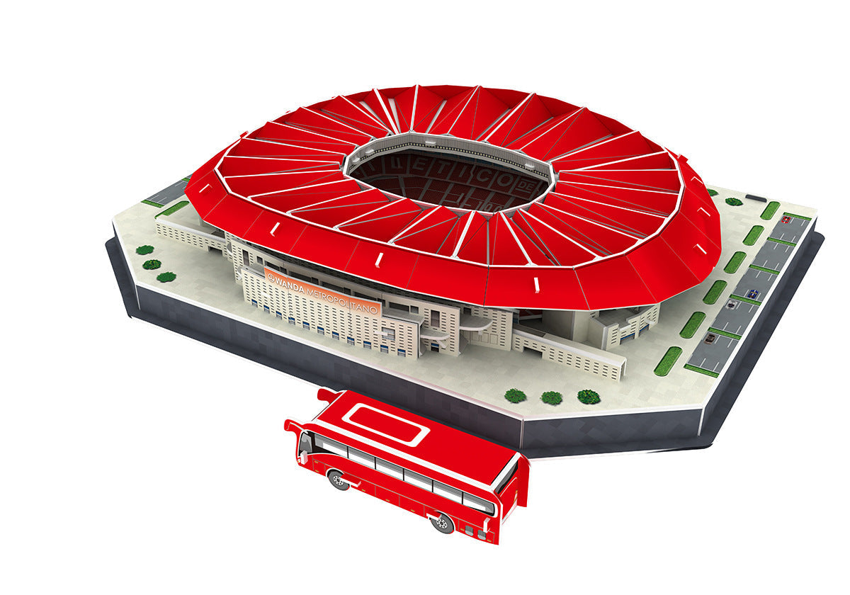 Wanda Metropolitano 3D Stadium Puzzle - Pro Soccer Jersey