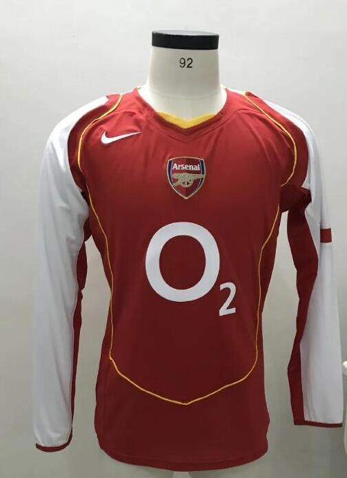 Arsenal long sleeve home 04-05