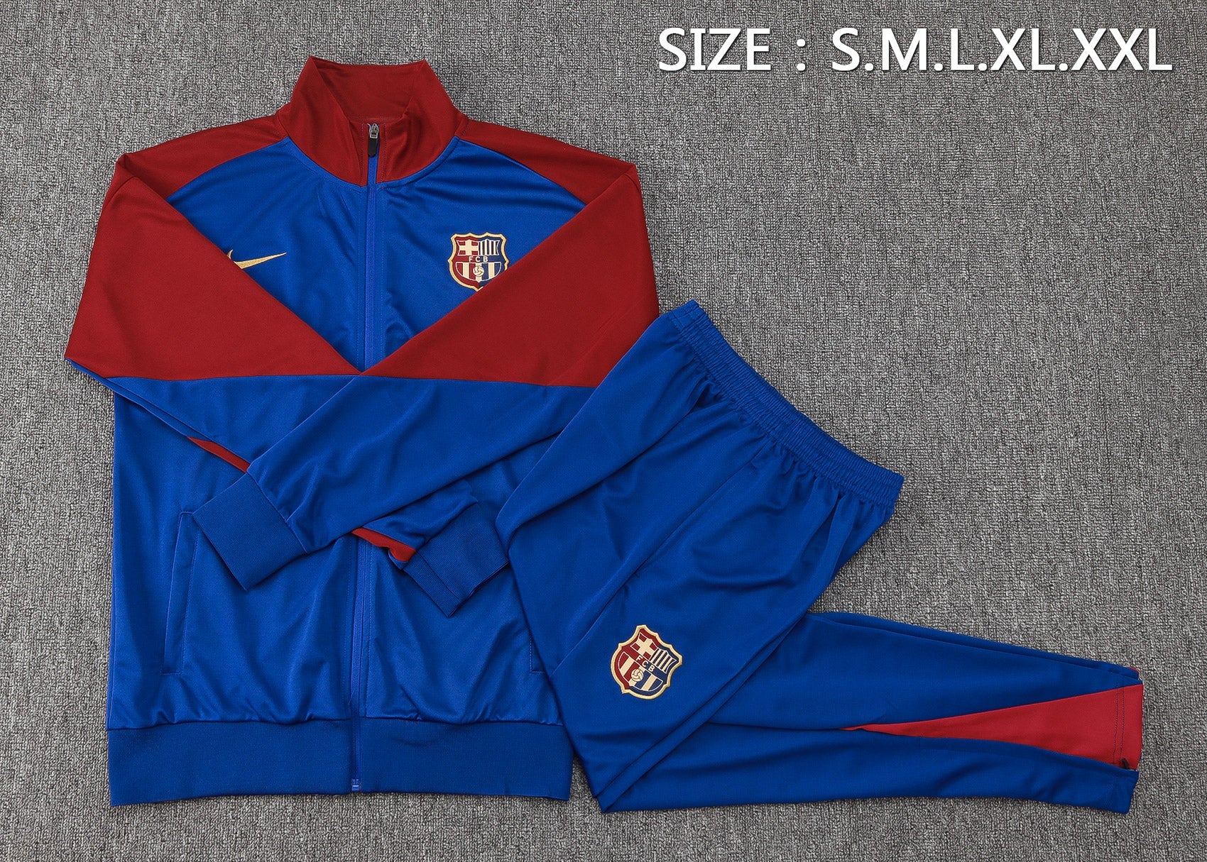 Barcelona Tracksuit 24/25 Fully Blue - Pro Soccer Jersey