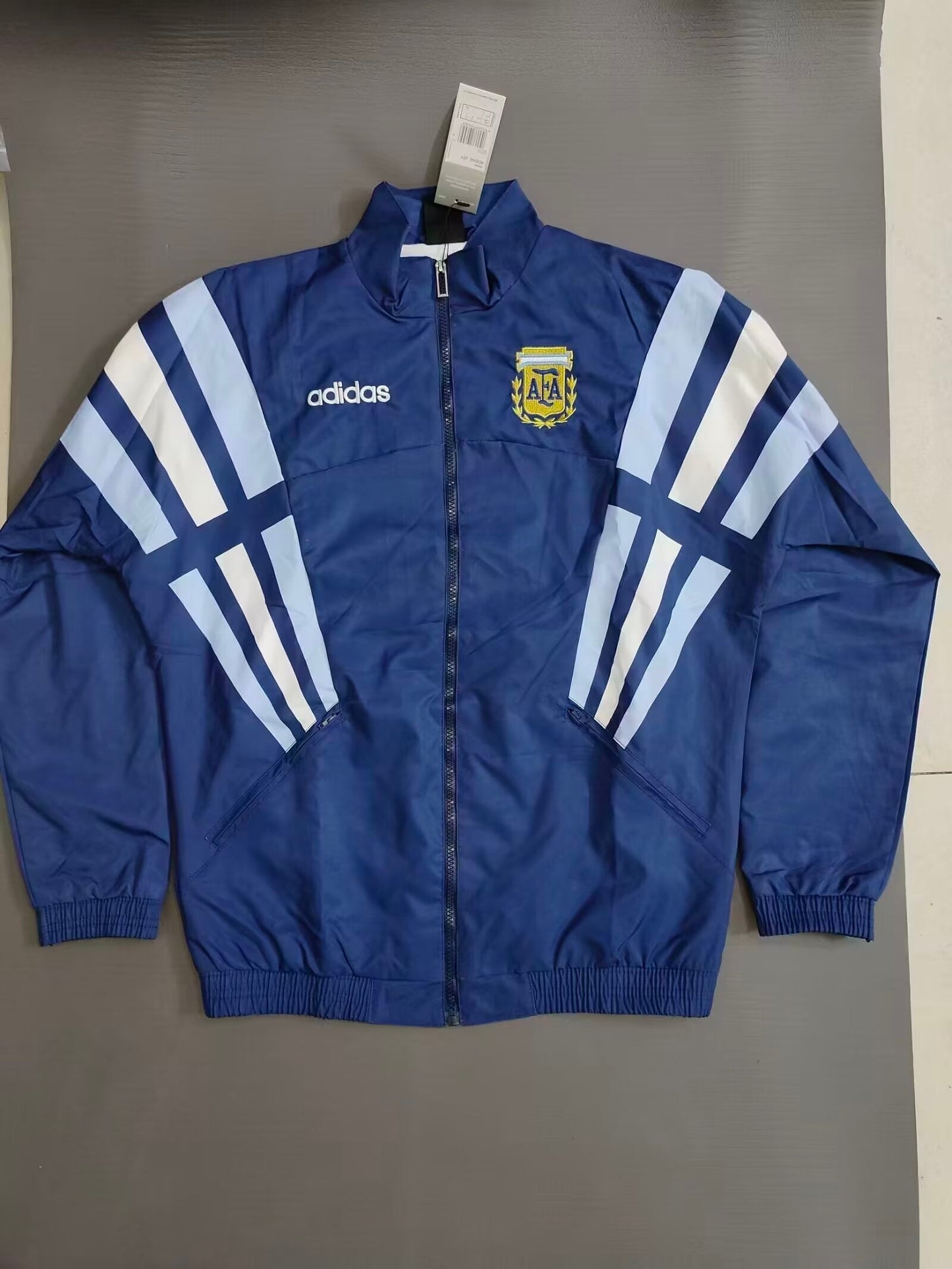 Argentina Navy Windbreaker Jacket - Pro Soccer Jersey