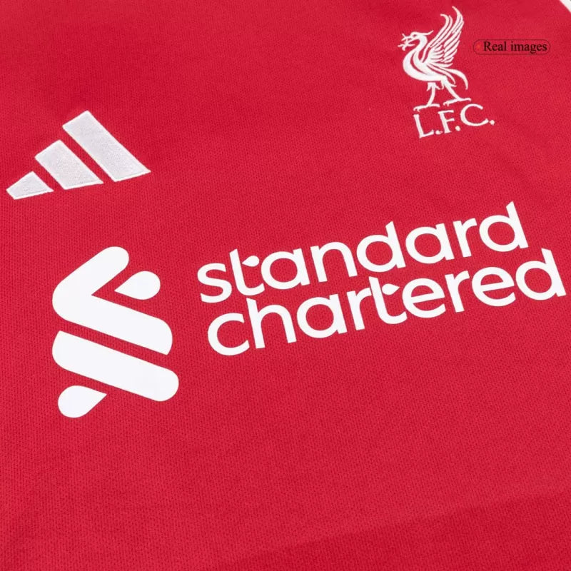 2025/2026 Long Sleeve Liverpool Home Football Shirt