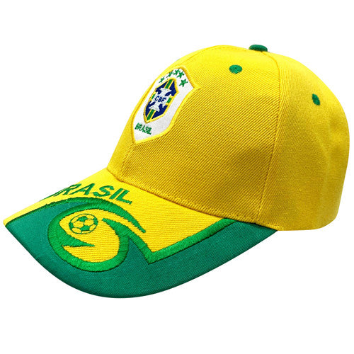 Brazil Cap with Logo - Pro Soccer Jersey