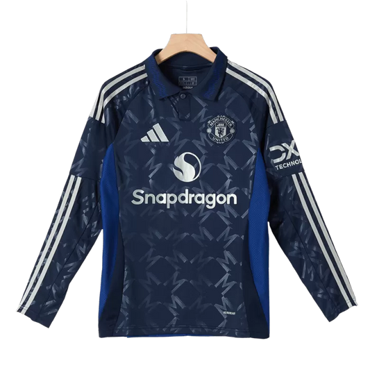 Manchester United Away 24/25 Fan Version Long Sleeve