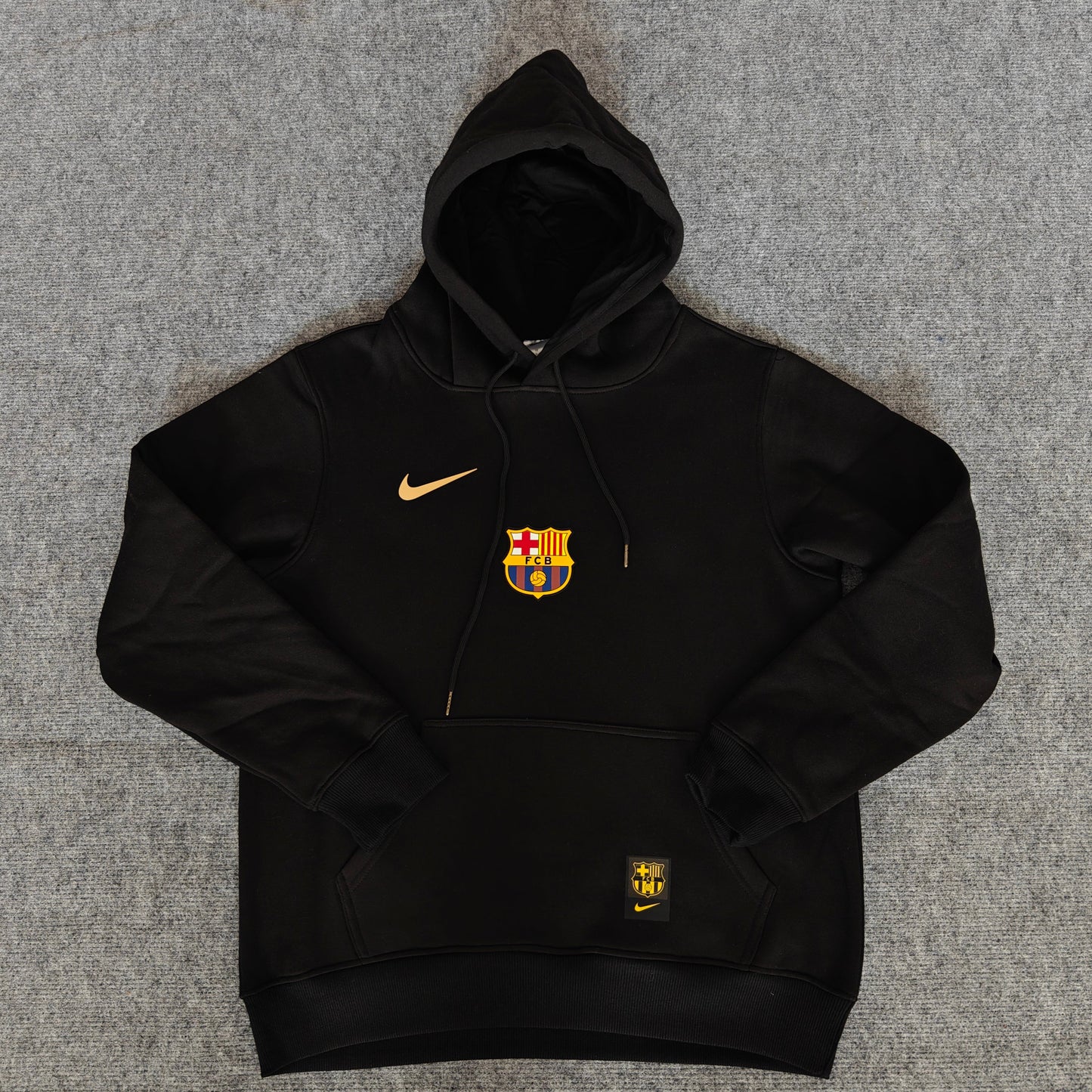 Barcelona Sweatshirt 24/25 Hoodie Centre-Logo - Pro Soccer Jersey