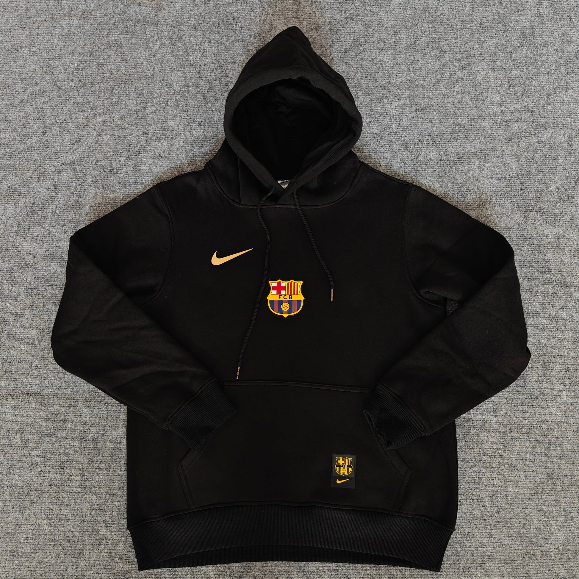 Barcelona Sweatshirt 24/25 Hoodie Centre-Logo - Pro Soccer Jersey