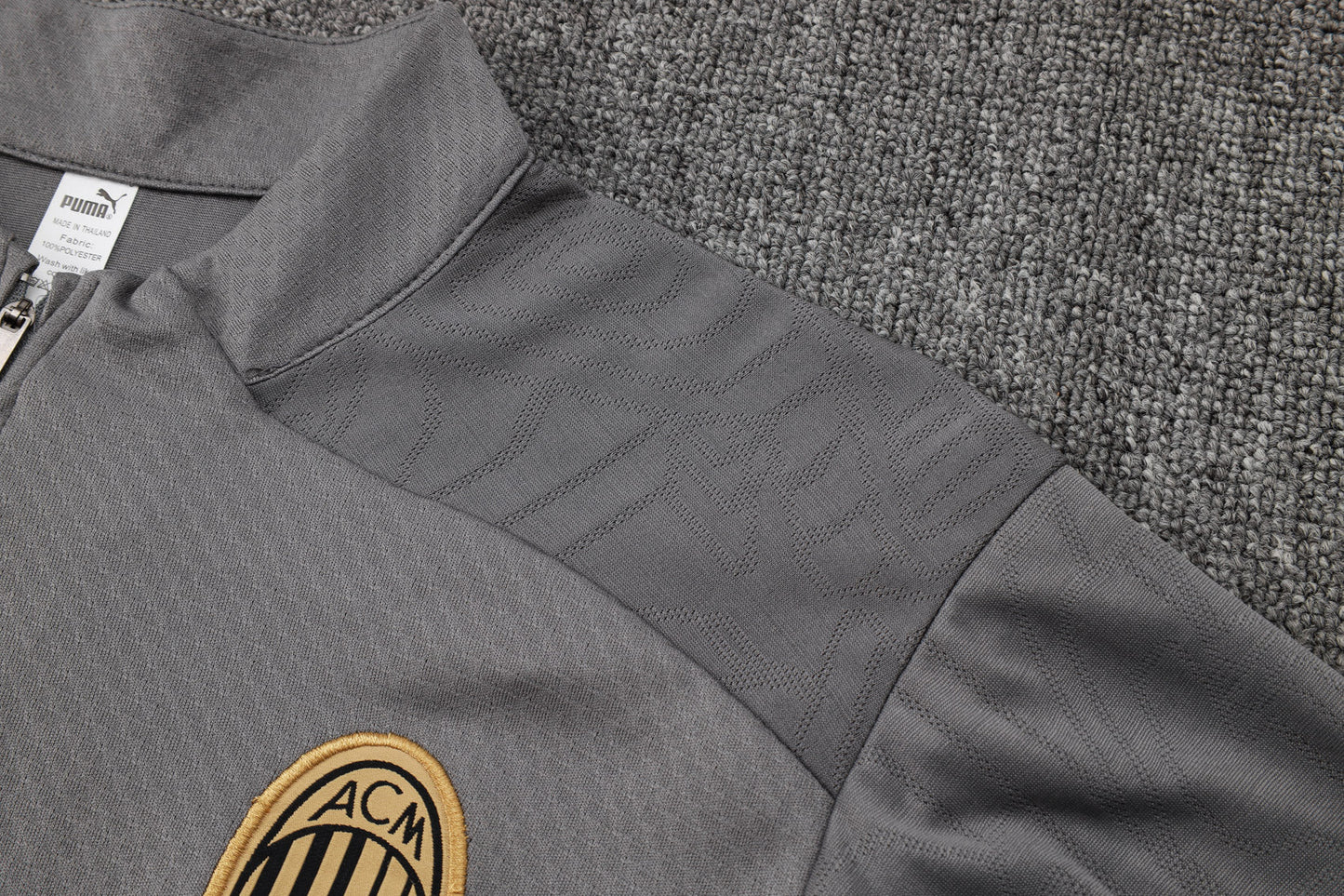 AC Milan Gray Tracksuit 24/25 - Pro Soccer Jersey