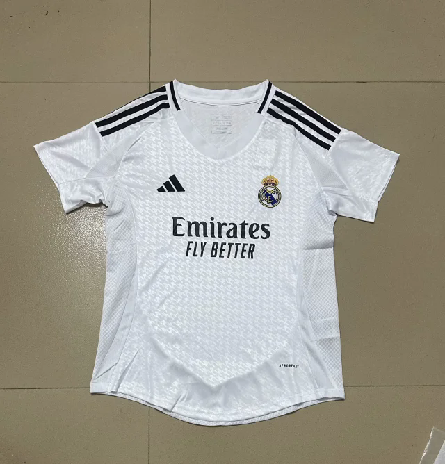 Women's Real Madrid Home 24/25 Fan Version - Pro Soccer Jersey