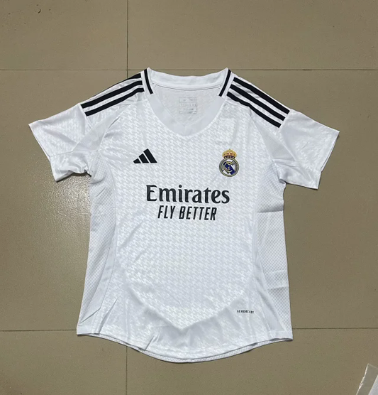 Women's Real Madrid Home 24/25 Fan Version - Pro Soccer Jersey