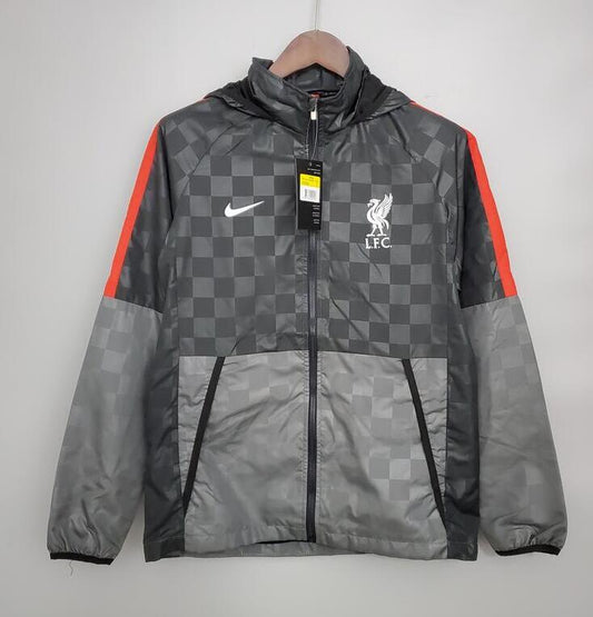 21-22 Windbreaker Liverpool Black Plaid