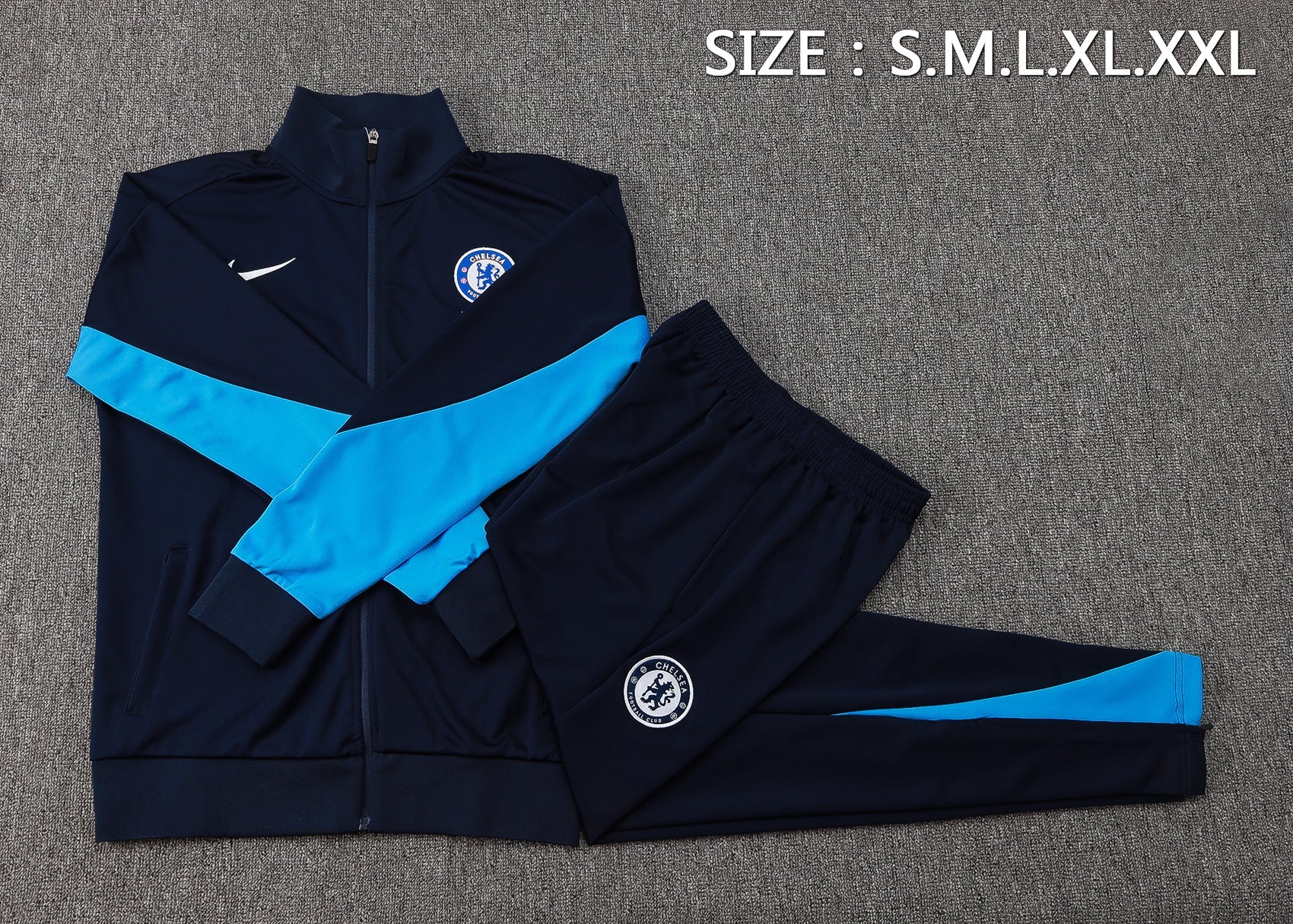 Chelsea Black/Blue Tracksuit 24/25 - Pro Soccer Jersey