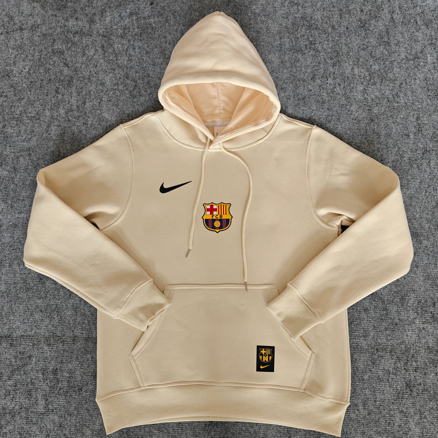 Barcelona Sweatshirt 24/25 Hoodie Centre-Logo - Pro Soccer Jersey