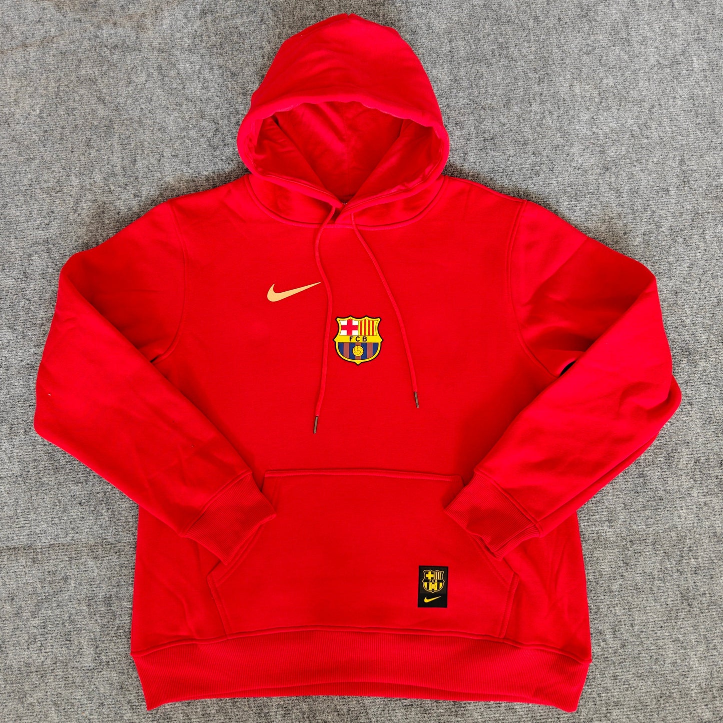 Barcelona Sweatshirt 24/25 Hoodie Centre-Logo - Pro Soccer Jersey