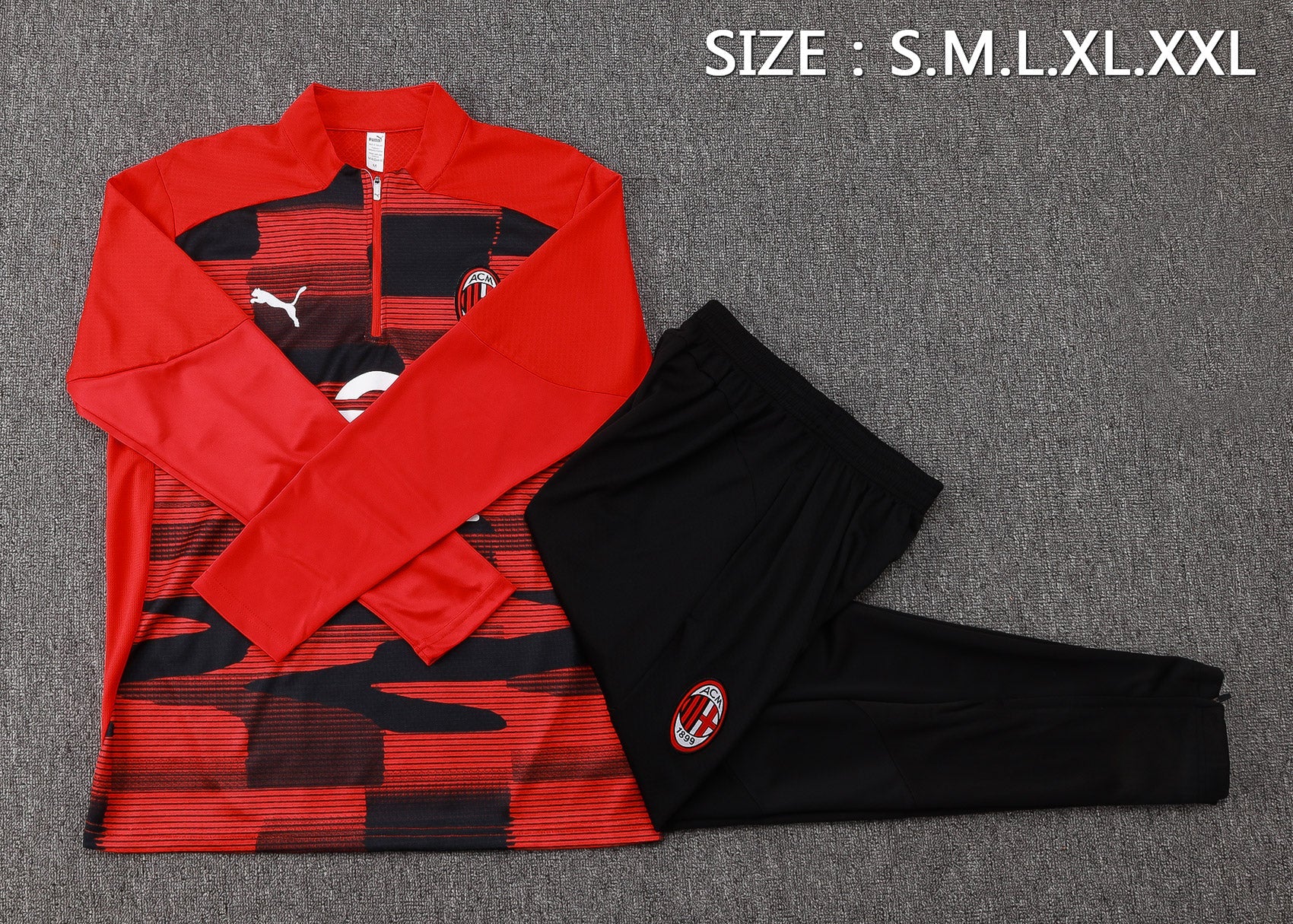 AC Milan Home Tracksuit 24/25 - Pro Soccer Jersey