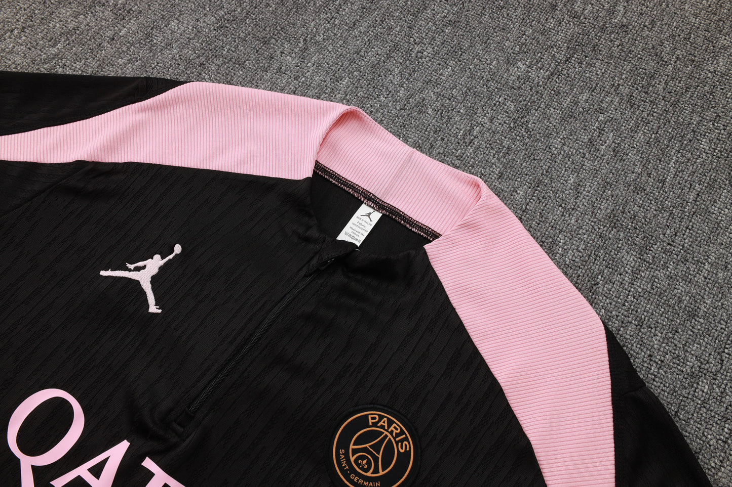 PSG Fully Black Tracksuit 24/25 - Pro Soccer Jersey