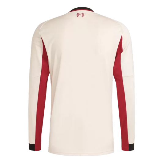 2025/2026 Long Sleeve Liverpool Away Football Shirt