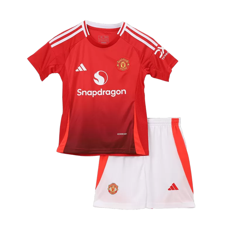 Kids Manchester United Home 24/25 Fan Version - Pro Soccer Jersey