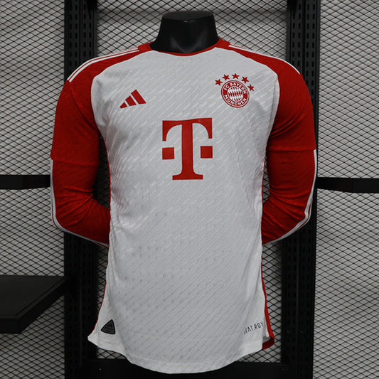 Bayern Munich Home 23/24 Player Version LS - Pro Soccer Jersey