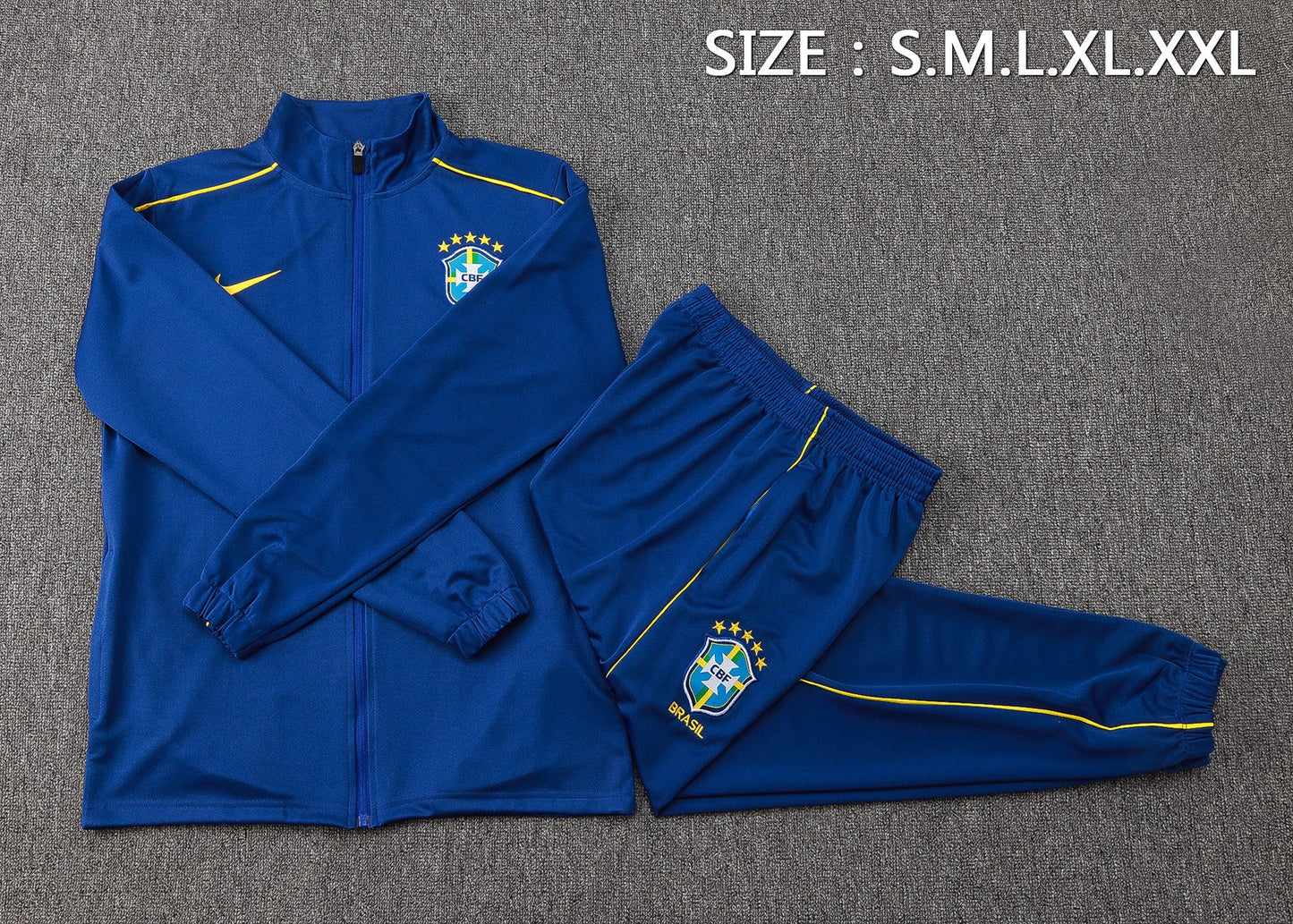 Brazil Blue Tracksuit 24/25 - Pro Soccer Jersey