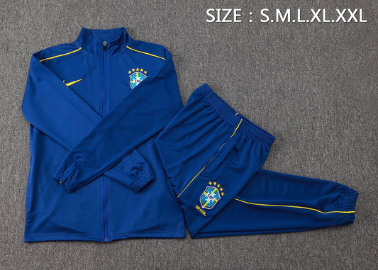 Brazil Blue Tracksuit 24/25 - Pro Soccer Jersey