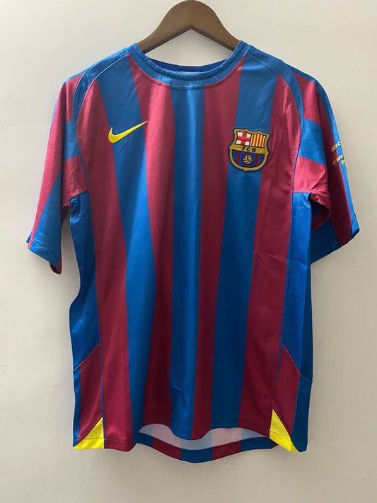 2005/2006 FC Barcelona Retro Home shirt : Thaï Quality