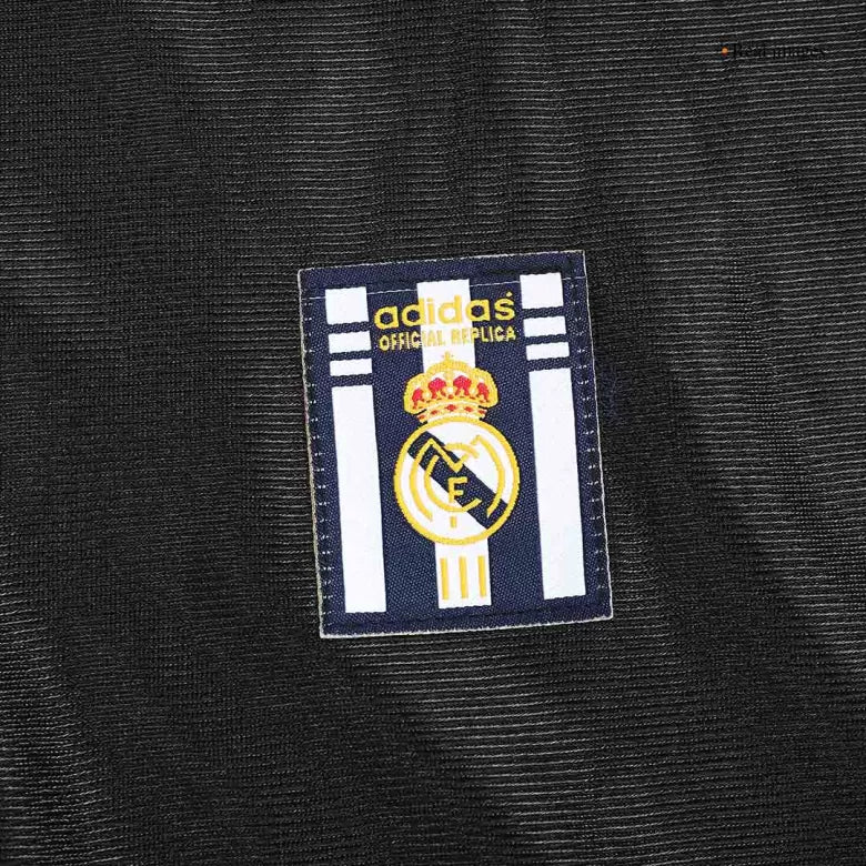 Real Madrid Retro Jersey Away Long Sleeve Soccer Shirt 99/01