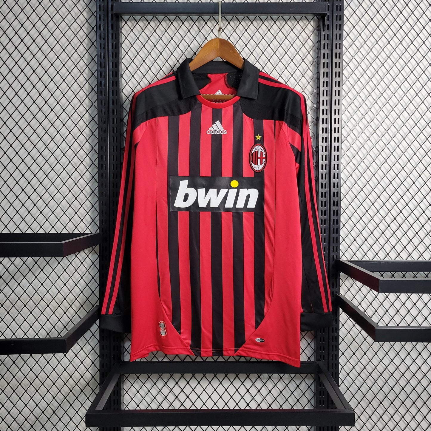 07-08 Retro AC Milan Home Long Sleeve