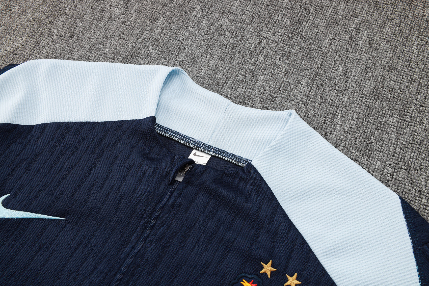 France Away Tracksuit 24/25 Black - Pro Soccer Jersey
