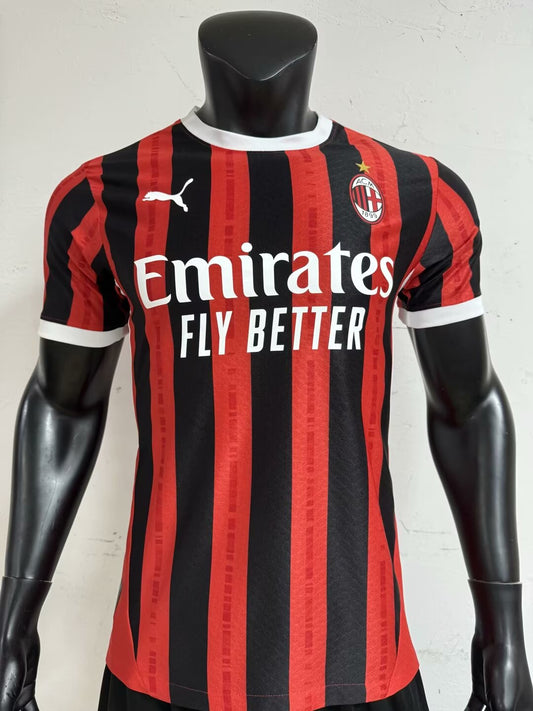 AC Milan Home 24/25 Player Version - Pro Soccer Jersey