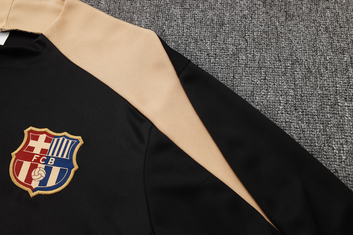 Barcelona Black 24/25 Tracksuit - Pro Soccer Jersey