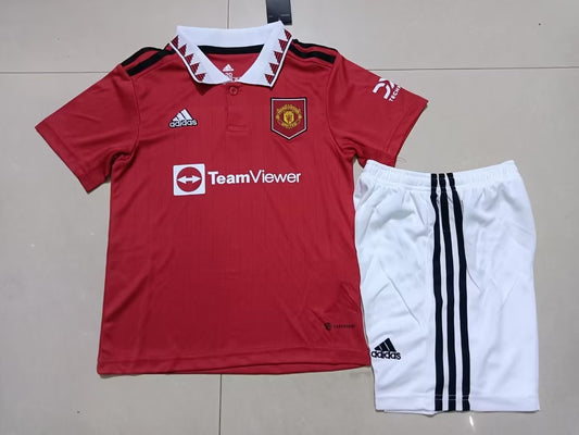 Kids Manchester United Home 22/23 Fan Version - Pro Soccer Jersey
