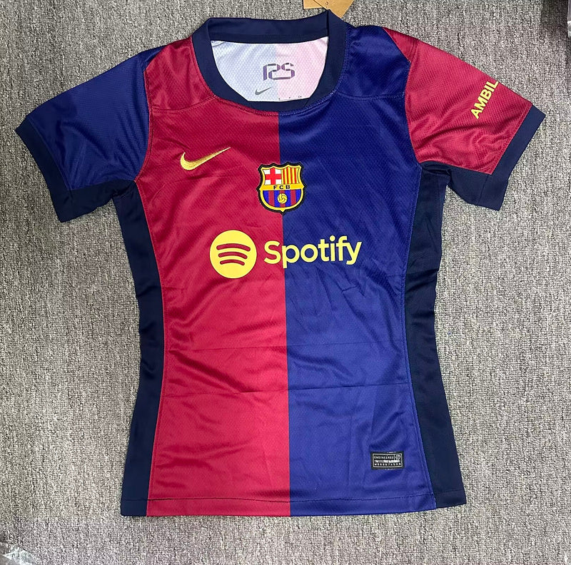 Women's Barcelona Home 24/25 Fan Version - Pro Soccer Jersey