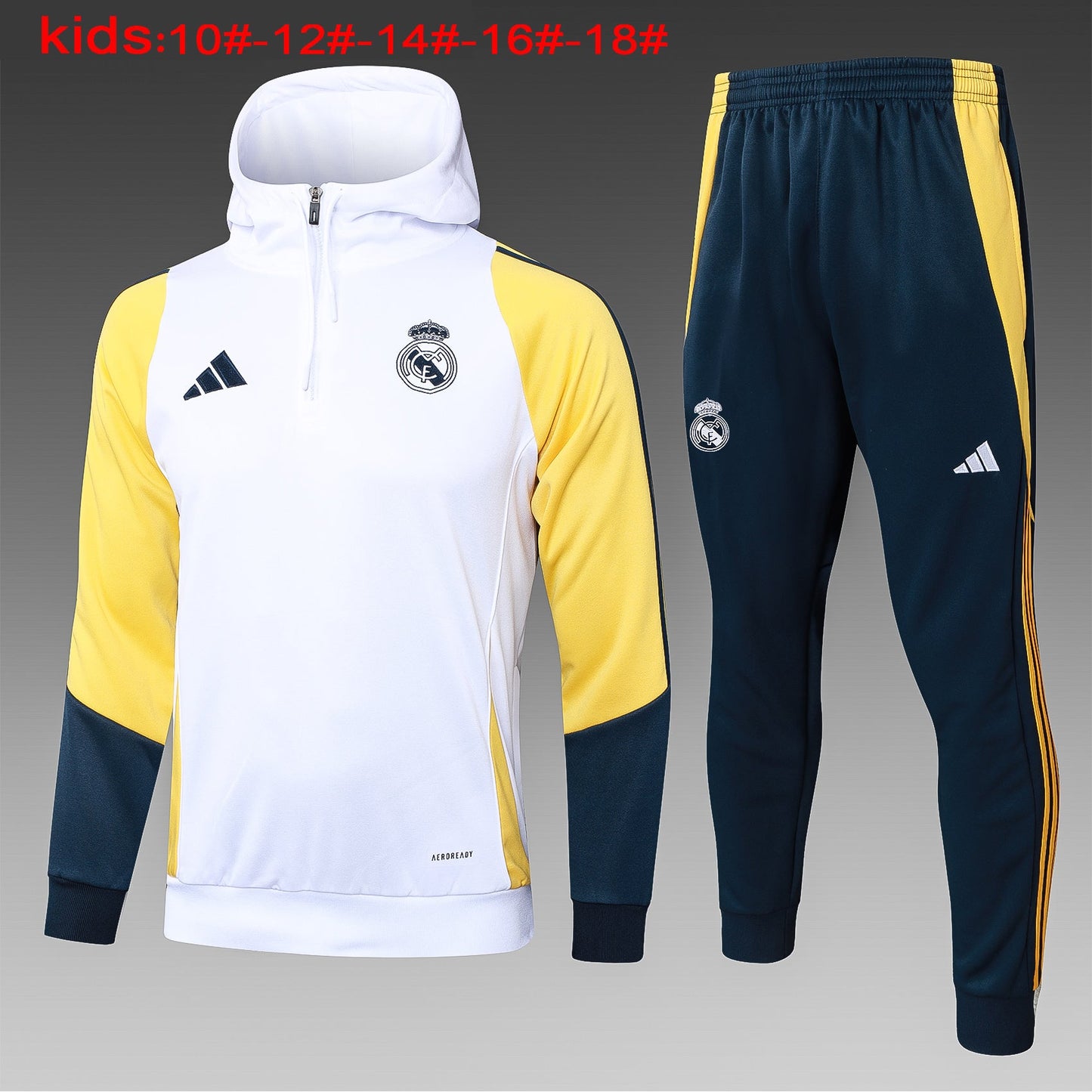 For Kids Real Madrid Tracksuit 24/25 - Pro Soccer Jersey