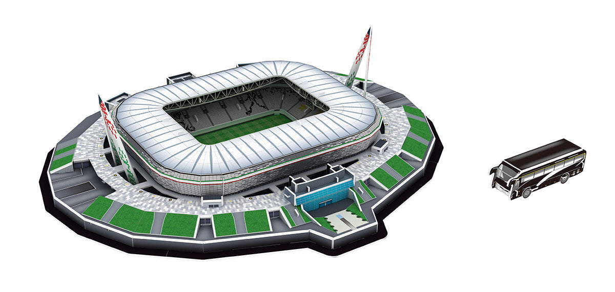 Juventus Allianz Stadium 3D Stadium Puzzle - Pro Soccer Jersey